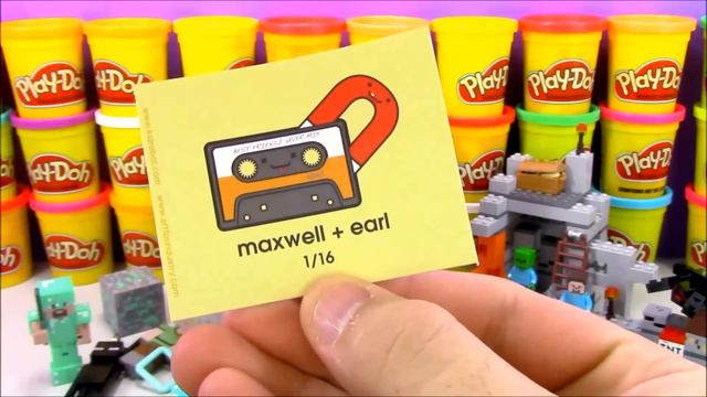 Huge Minecraft Steve Giant Playdoh Surprise Egg with Lego Toys and Blind Boxes смотреть онлайн