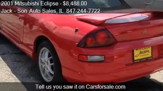 2001 Mitsubishi Eclipse GT Spyder - for sale in Waukegan, IL смотреть онлайн