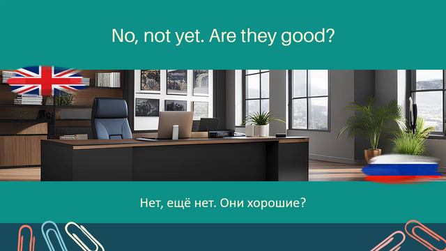 В офисе Простой диалог, разговор на английском для начинающих #2 смотреть онлайн