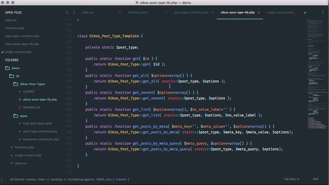Keeping WordPress post types code clean with simple classes смотреть онлайн