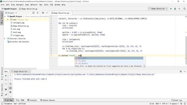 OpenCV Python 강좌 - 11. 도형 검출하기(Shape Detection) смотреть онлайн