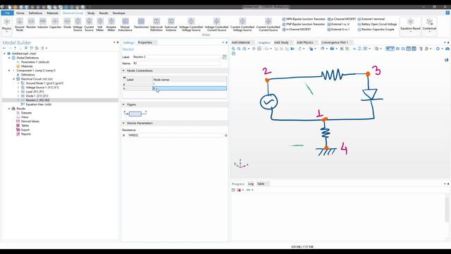 COMSOL Multiphysics Electrical circuit HALF WAVE RECTIFIER Complete Tutorial смотреть онлайн