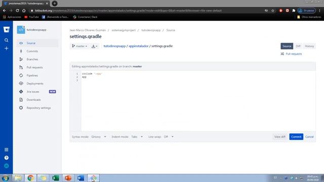 Curso de Herramientas DevOps - Creación y Exploración de cuenta en BitBucket смотреть онлайн