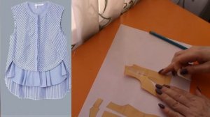 Блузочка на летний  день. Моделируем блузку.