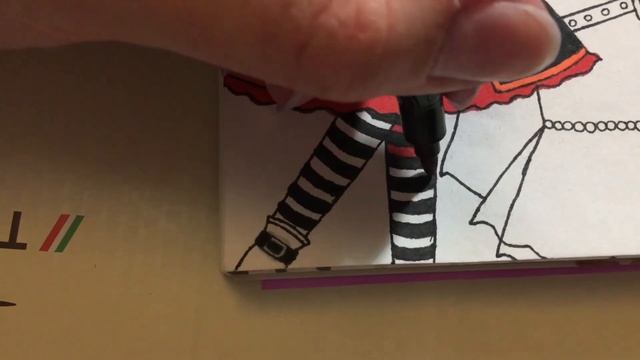 Drawing #50 | Coloring process with sketch markers смотреть онлайн