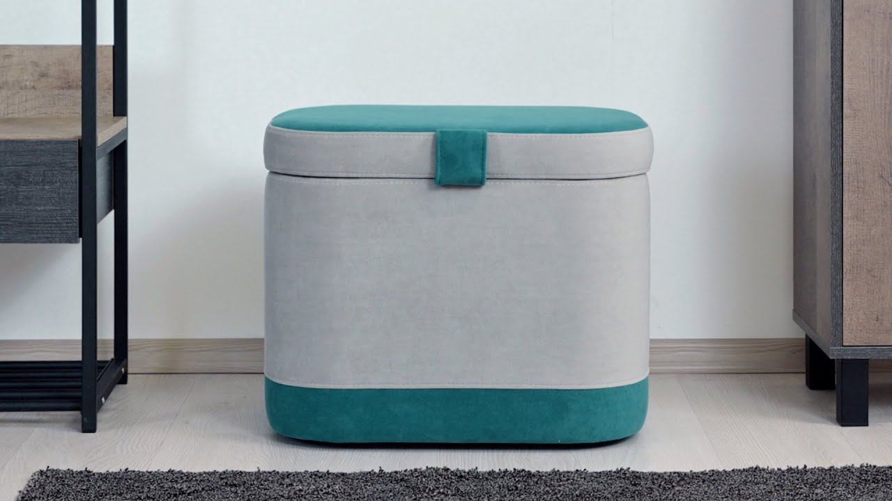 Пуф Бинго | ткань Ультра Атлантик смотреть онлайн