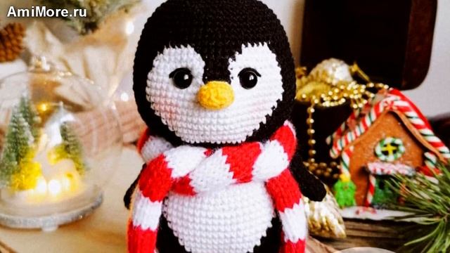 Амигуруми: схема Пингвинёнок Пин. Игрушки вязаные крючком - Free crochet patterns. смотреть онлайн