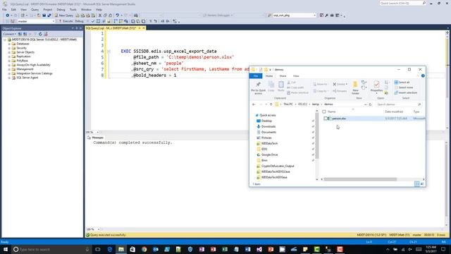Export Data from SQL Server to Excel смотреть онлайн