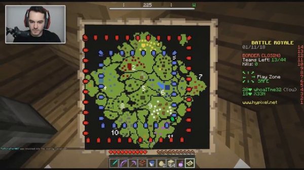 Minecraft: BATTLE ROYALE (Hunger Games + PUBG)