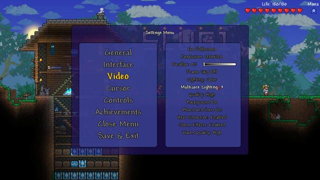 Settings to fix "Lag" in Terraria! (1.3.5) смотреть онлайн