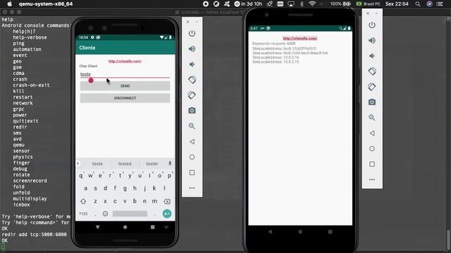 App's Cliente e Servidor usando Socket puro em #Java no #android смотреть онлайн