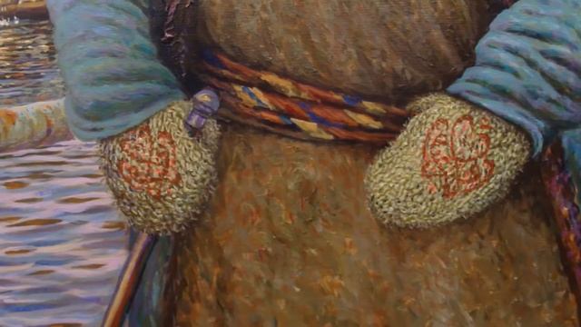 Художник Анвар Сайфутдинов пишет картину " Марджани в Казани " смотреть онлайн