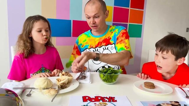 Еда из мультиков от Кати и Макса смотреть онлайн