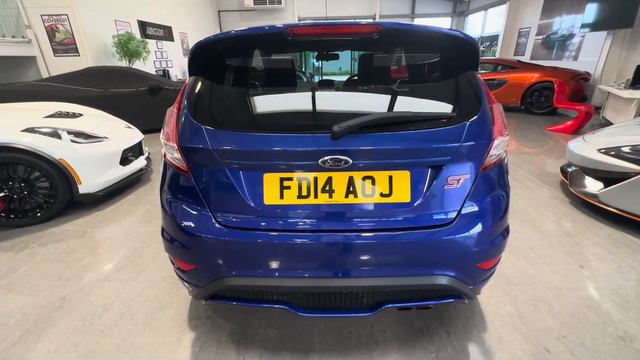 Ford Fiesta 1.6 t Ecoboost St-2 Euro 5 3dr Blue FD14AOJ смотреть онлайн
