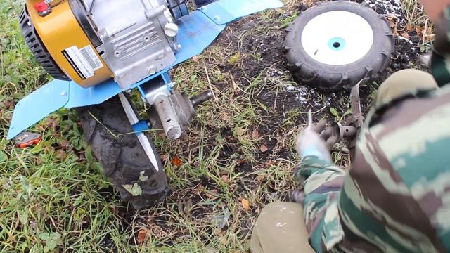 Дополнительные фрезы на мотоблок Нева МБ-23 с двигателем SUBARU EX27 (сборка + тест) смотреть онлайн