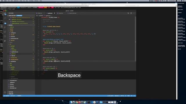 Creating a 2048 game with Elixir, Phoenix and Phoenix Liveview part 3 смотреть онлайн