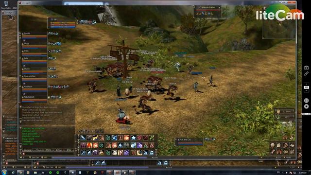 Lineage 2 Classic NA Official - Partisan camp aoe Leveling смотреть онлайн