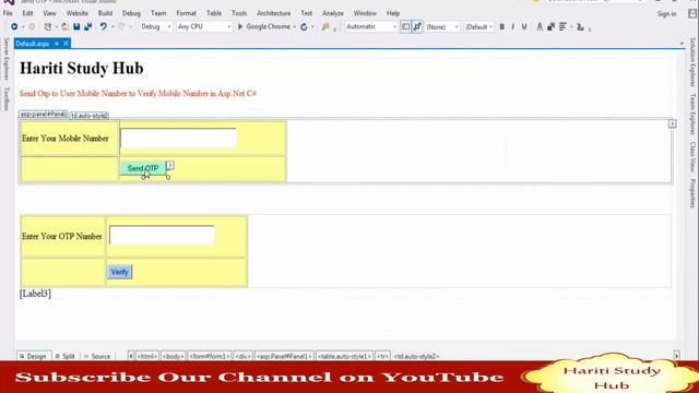 Send OTP ( One Time Password ) SMS to Verify user Mobile Number in Asp.Net C# | Hindi | SMS Gateway смотреть онлайн