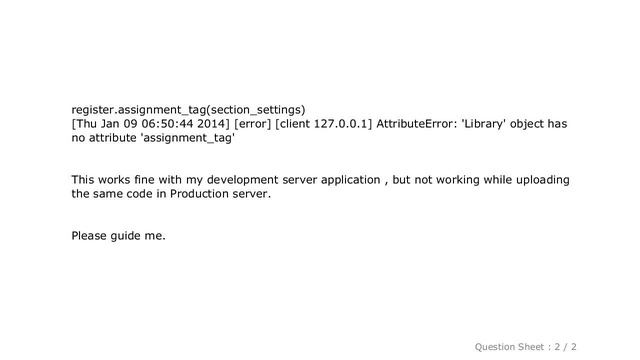 Django : Python Django custom template tags register.assignment_tag not working смотреть онлайн