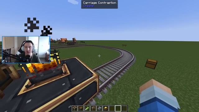 Minecraft Create Mod - Train Tutorial смотреть онлайн