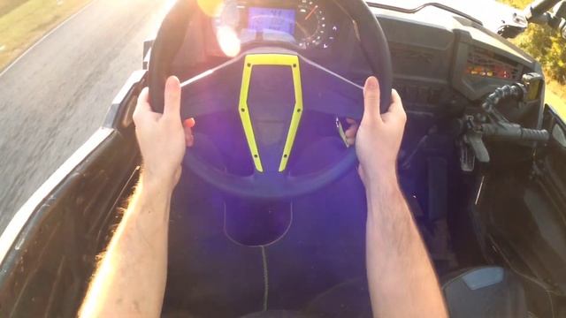 Taking my Tuned Polaris Rzr Highlifter to it's TOP SPEED! Scary FAST! смотреть онлайн