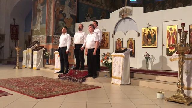 Мужской ансамбль "Благовест" - Отче наш смотреть онлайн
