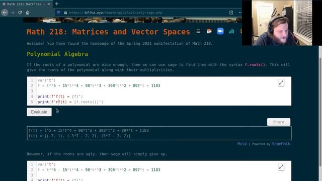 Polynomial Algebra: Part 4/4 "Sage" смотреть онлайн