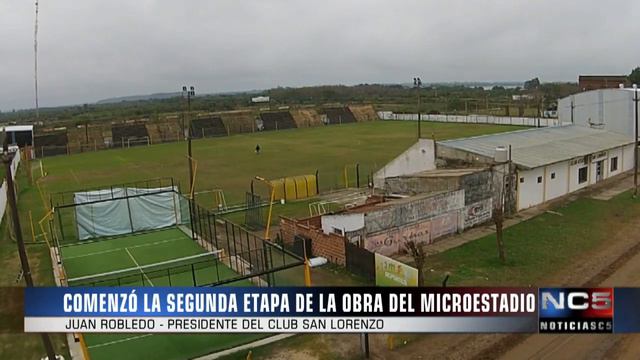 COMENZÓ LA SEGUNDA ETAPA DE LA OBRA DEL MICROESTADIO - JUAN ROBLEDO PRESIDENTE DEL CLUB SAN LORENZO смотреть онлайн