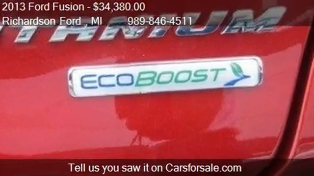 2013 Ford Fusion Titanium - for sale in STANDISH, MI 48658 смотреть онлайн