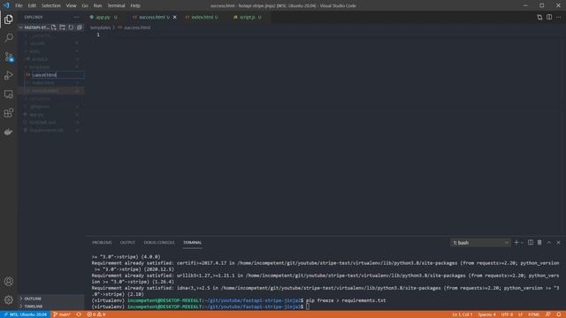 Stripe Subscriptions with FastAPI and Jinja2 for Python смотреть онлайн