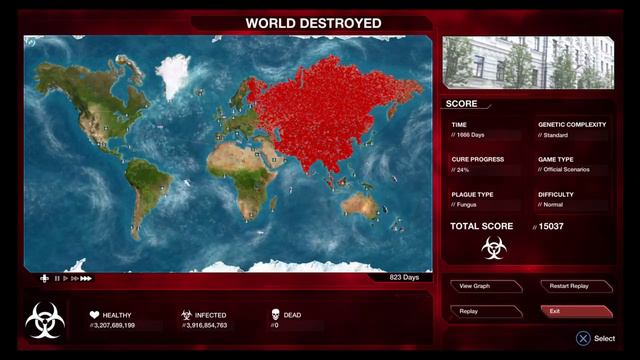 Let's Play Plague Inc: Evolved, Fungus, Normal, Aftermath Replay смотреть онлайн