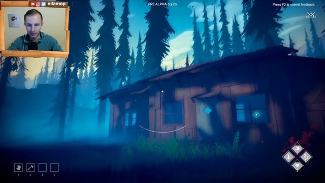 ПОСТРОИЛ КУХНЮ В ДОМИКЕ ПОСРЕДИ ЛЕСА | AMONG TREES #2 смотреть онлайн