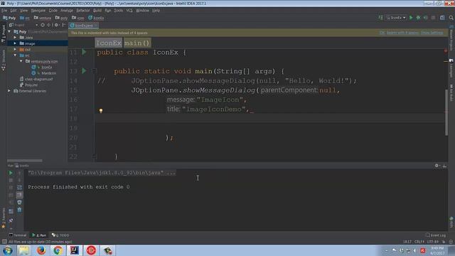 Interfaces & Polymorphism in Java using Icon and ImageIcon смотреть онлайн