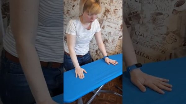 ОБЗОР гладильной доски ЕВРОГОЛД  AEROMAX  Eurogold 120х38 (37268В1 _Skyblue)