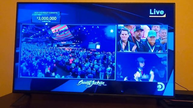 2020 CHEVROLET CORVETTE C8 VIN NUMBER 001 SOLD FOR 3 MILLION DOLLARS TO RICK HENDRICK