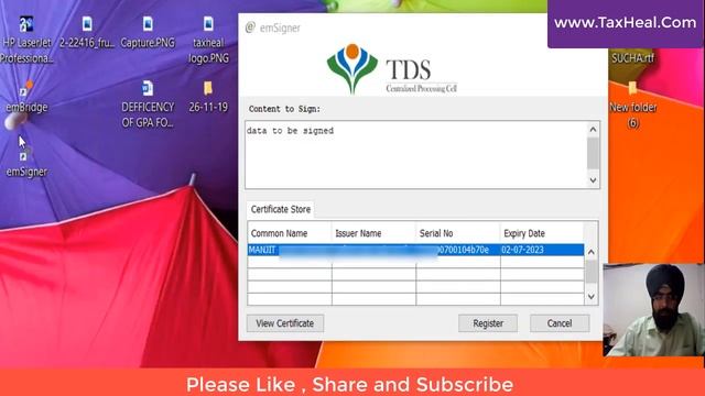 How to Register DSC on TDS CPC Portal I Digital Signature Certificate I CA Satbir Singh смотреть онлайн