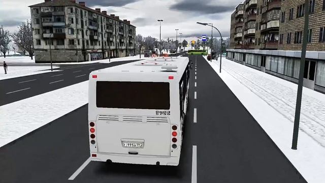 OMSI 2. ЛИАЗ 5256. Омнинск. Маршрут 3 смотреть онлайн
