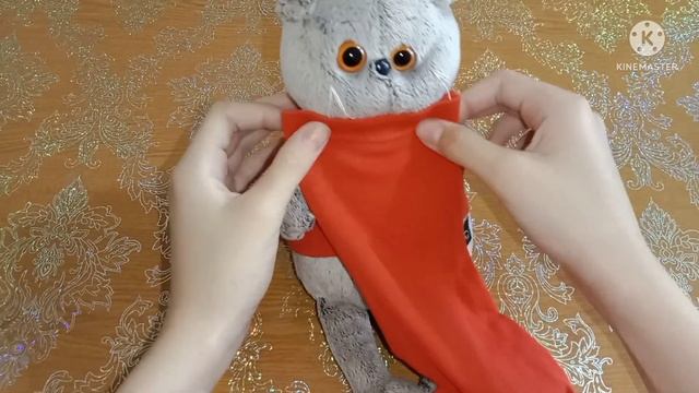 МК шьём одежду для басика/ одежда без шитья??? смотреть онлайн