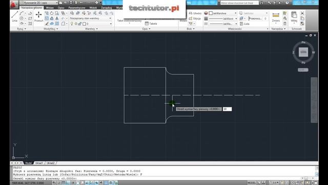 AutoCAD - modyfikuj - ZAOKRĄGL смотреть онлайн