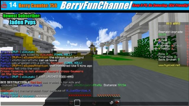 Battle Royale IS OUT! Come Join Us!! | Minecraft BedWars Hypixel | Livestreaming {Inviting People} смотреть онлайн