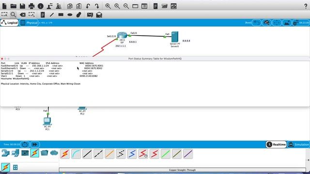 Packet Tracer Setting up Routers to work with NAT and DNS Servers смотреть онлайн