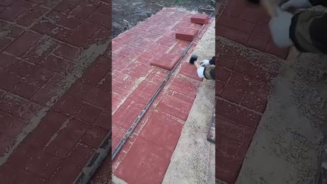 Укладка полимерпесчаной плитки вручную смотреть онлайн