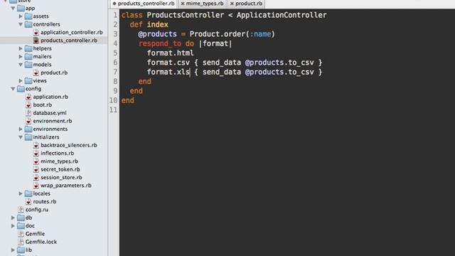 Ruby on Rails - Railscasts #362 Exporting Csv And Excel смотреть онлайн
