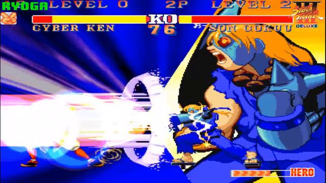 STREET FIGHTER III DELUXE 【MUGEN】 - PC LONGPLAY - Cyber-KEN [NO DEATH RUN] (FULL GAMEPLAY) смотреть онлайн