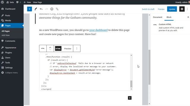How to Accept Stripe Payments in WordPress without a Plugin смотреть онлайн