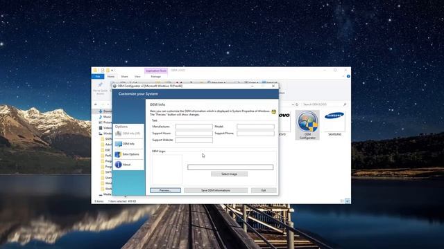 How to change / update / remove Windows 10 OEM logo and information смотреть онлайн