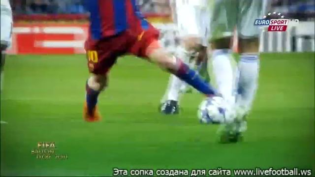 Месси получил Золотой мяч 3-ий раз подряд - FIFA Ballon d'Or 2011 смотреть онлайн
