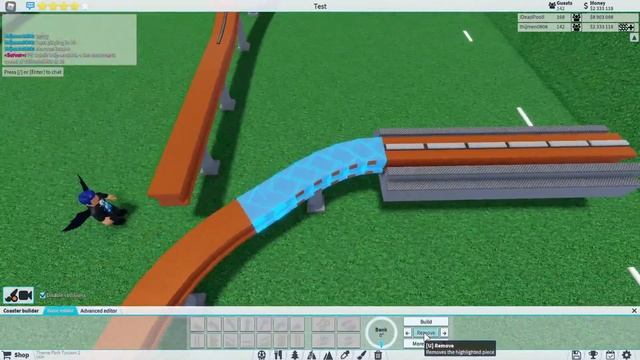 How to Build a Moving Station in Theme Park Tycoon 2! | Tutorial смотреть онлайн
