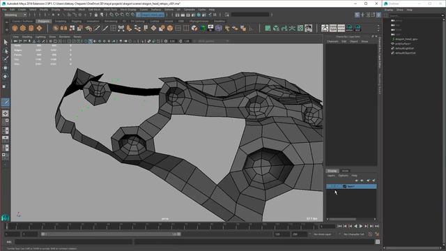 ZBrush to Maya to ZBrush - Retopology and UVing with Quad Draw
