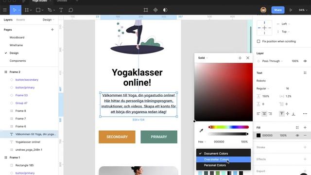 Figma tutorial #7: avancerade textverktyg смотреть онлайн